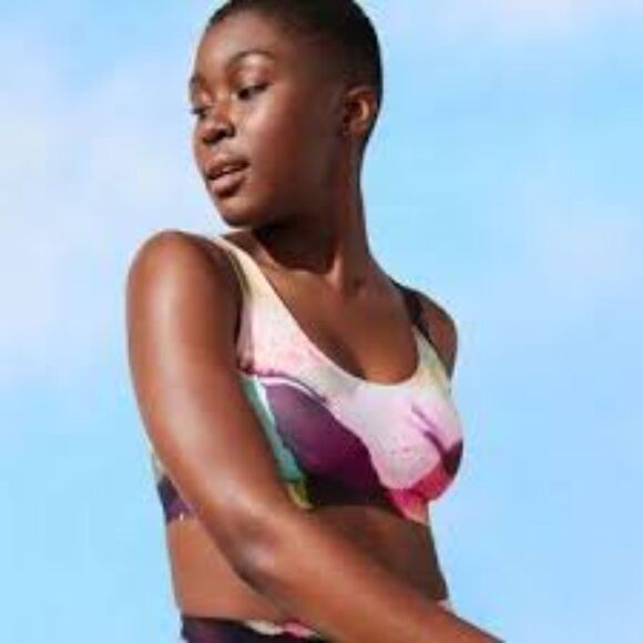 KNIX Catalyst Sports Bra - MultiColored Flow Motion L - Picture 1 of 4